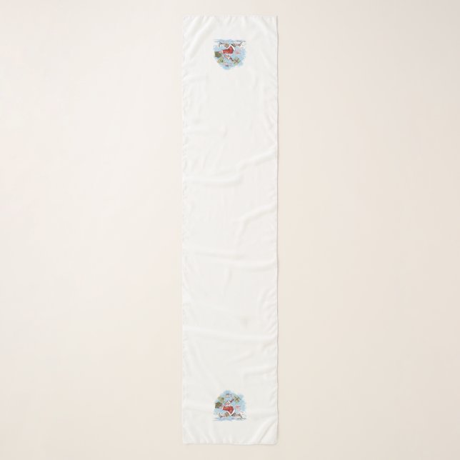 Santa Unprepared longer scarf (Front)