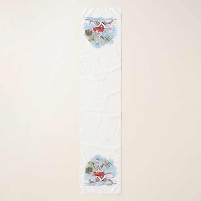 Santa Unprepared longer scarf (Front)