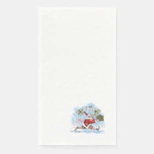 Santa Unprepared paper guest towels