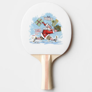 Santa Unprepared ping pong paddle