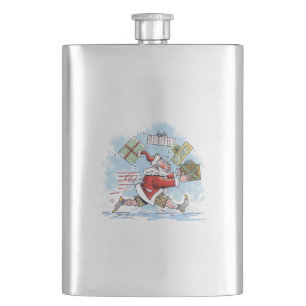 Santa Unprepared stainless steel flask