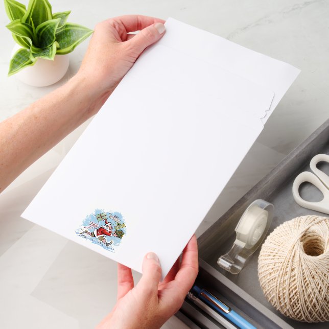 Santa Unprepared vrt sm shipping envelope mailers (Desk)