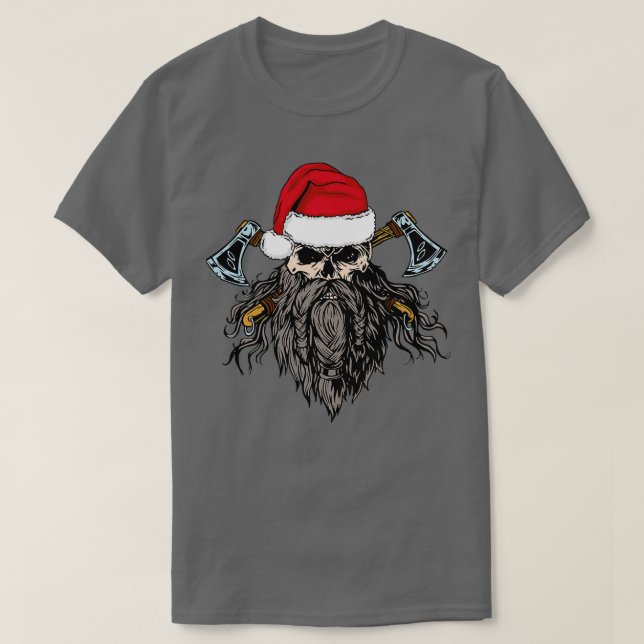 Santa Vikings T-Shirt (Design Front)