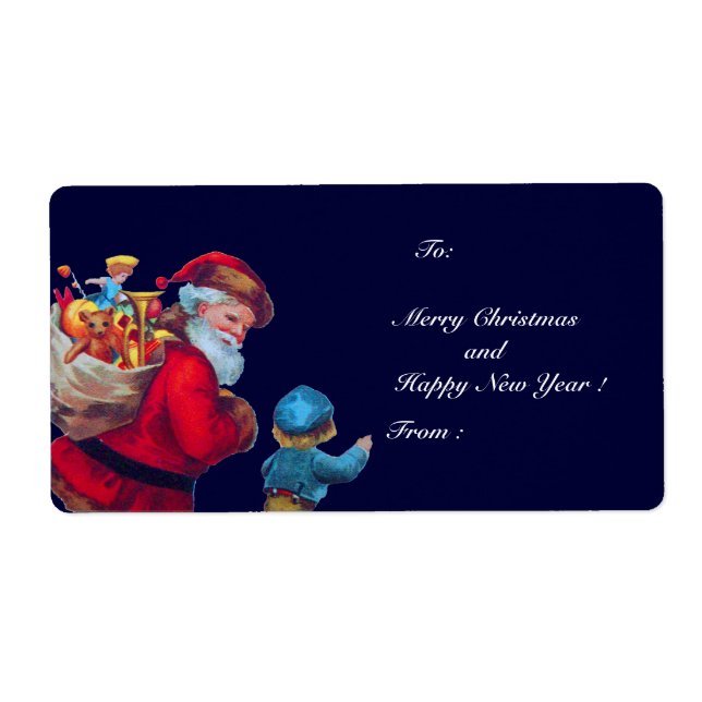 SANTA VINTAGE 2 LABEL (Front)