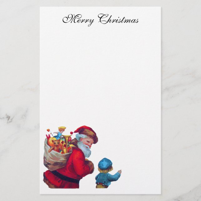 SANTA VINTAGE 2 STATIONERY (Front)