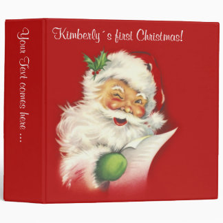Santa Vintage Binder
