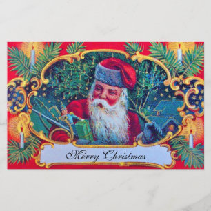 SANTA VINTAGE CHRISTMAS STATIONERY