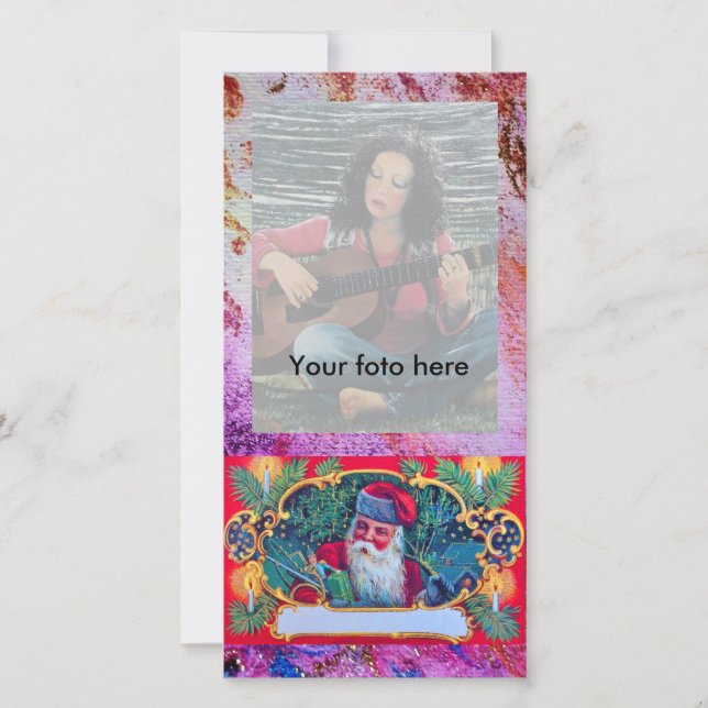 SANTA VINTAGE HOLIDAY CARD (Front)