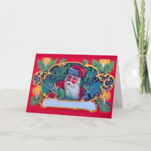 SANTA VINTAGE HOLIDAY CARD