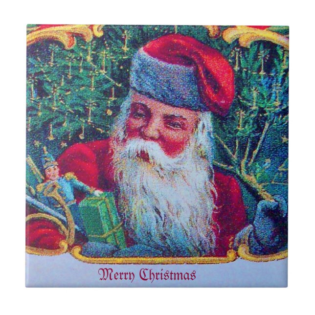 SANTA VINTAGE TILE (Front)