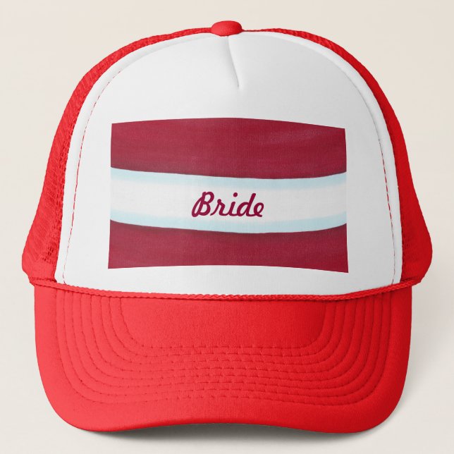 Santa Waist Christmas Bride Hat (Front)