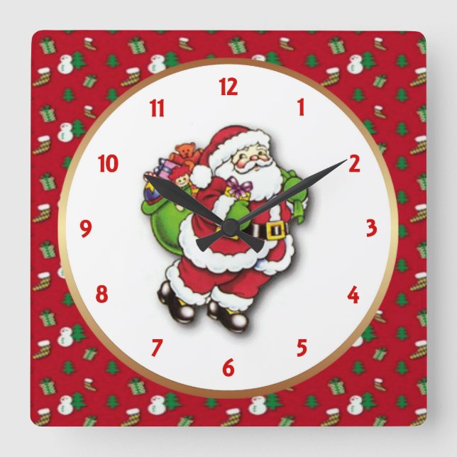 Santa Wall Clock (Front)
