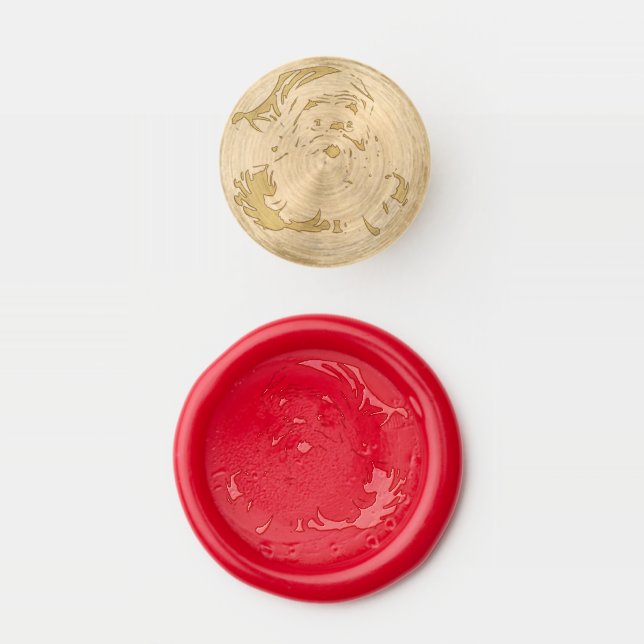Santa Wax Stamp (Stamped)