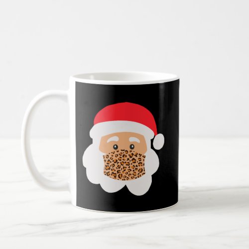 Santa Wearing Mask Santa Quarantine Christmas Leop Coffee Mug