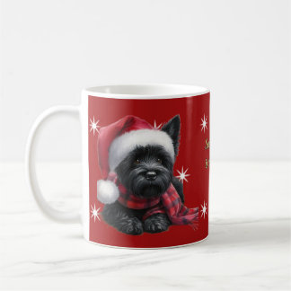 Santa Westie Christmas Mug
