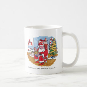 Santa Wet left hand mug
