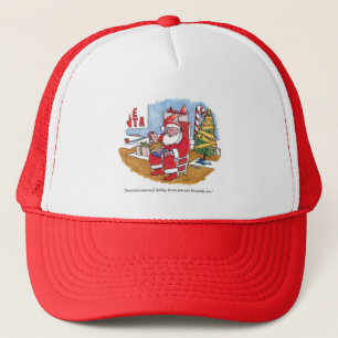 Santa Wet red and white foam trucker hat