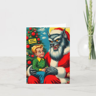 Santa What Big Eyes You Have Card