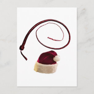 SANTA WHIP HOLIDAY POSTCARD