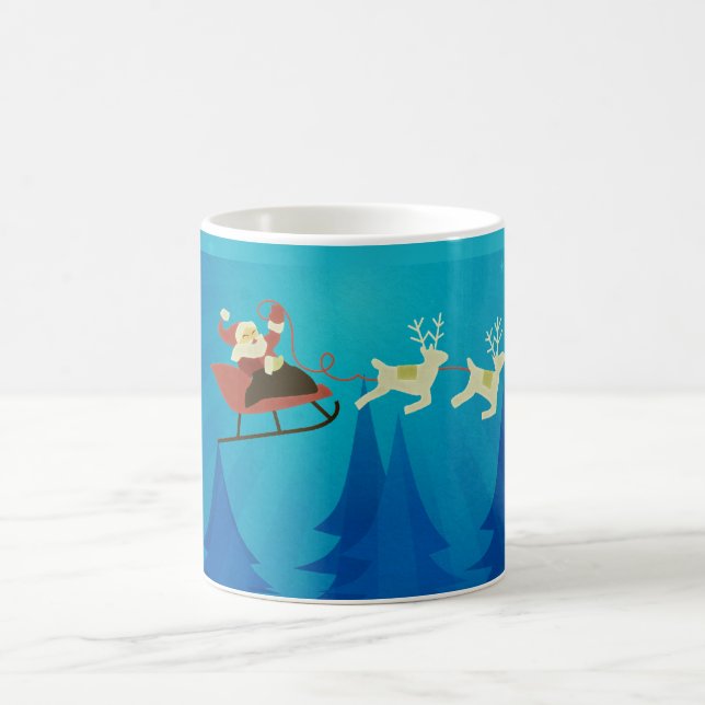 Santa Winter Scene Mug (Center)