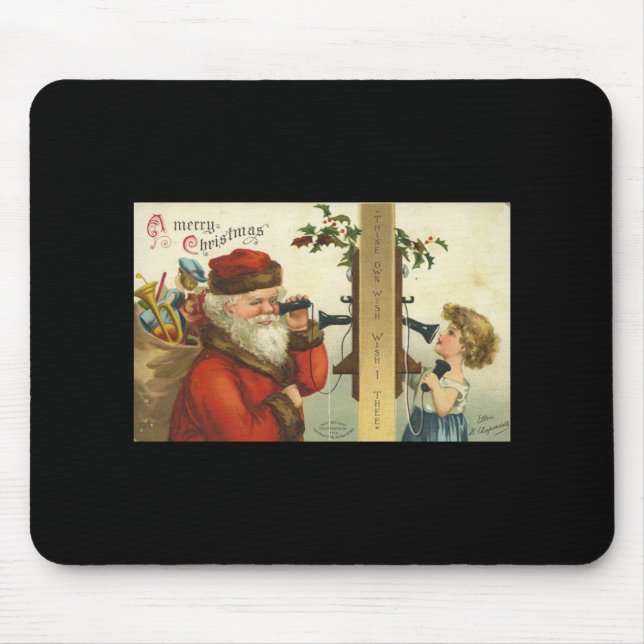 Santa Wish I Thee Mouse Pad (Front)