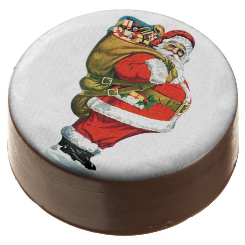 Santa with Bag of Toys Chocolate Covered Oreo