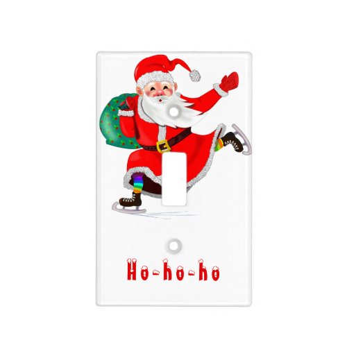 Santa with Christmas Gifts Light Switch Cover