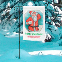 Santa with Christmas Letters