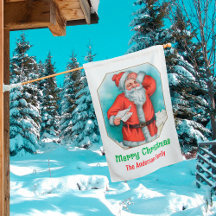 Santa with Christmas Letters