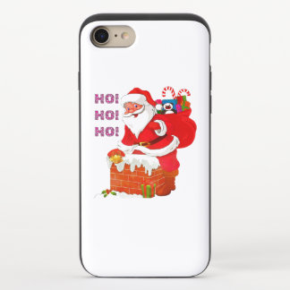 SANTA WITH CHRISTMAS PRESENTS, HO! HO! HO! iPhone 8/7 SLIDER CASE