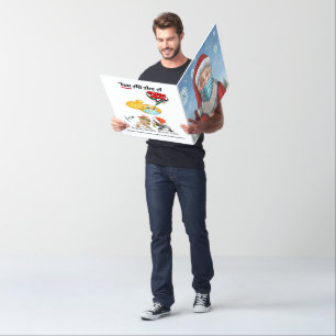 Santa with Face Mask 2 BIG CARD