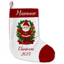 Santa with fir branches