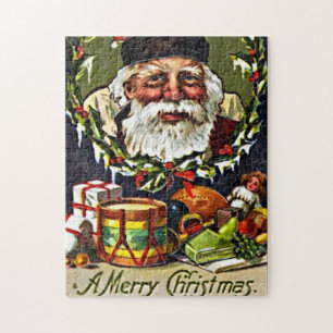 Santa with gifts for Christmas Jigsaw Puzzle