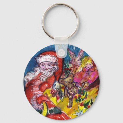 SANTA WITH GIFTS KEYCHAIN