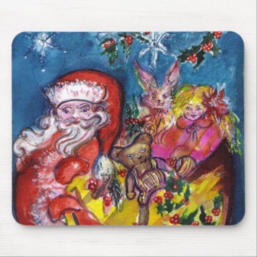 SANTA WITH GIFTS MOUSE PAD