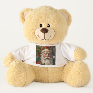Santa With Mistletoe Teddy Bear