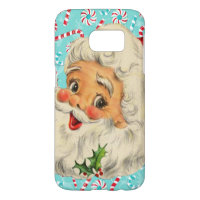 Santa with Peppermints Samsung Galaxy S7 Case