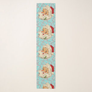 Santa with Peppermints Scarf