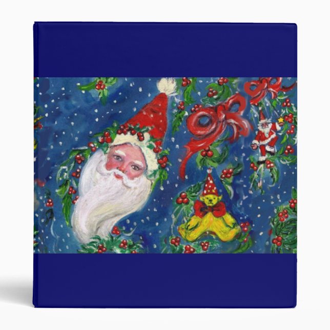 SANTA WITH TOYS CHRISTMAS NIGHT BINDER (Front)