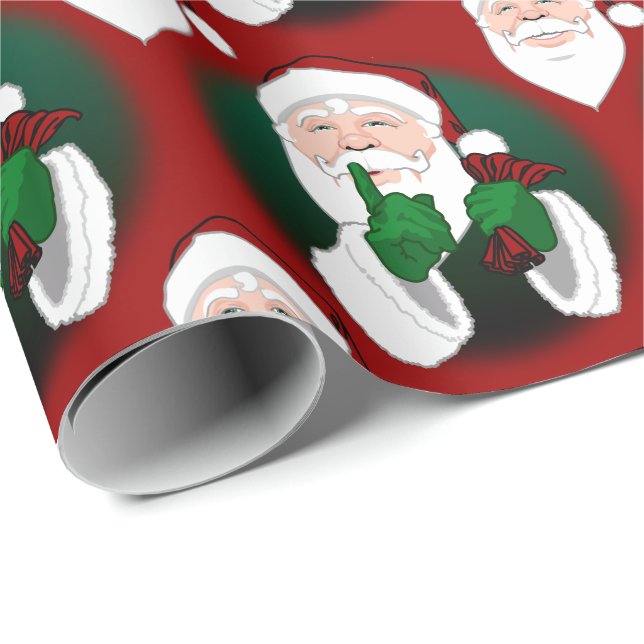 Santa Wrapping Paper Christmas Wrapping Paper (Roll Corner)