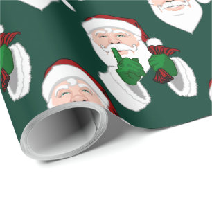 Santa Wrapping Paper Christmas Wrapping Paper