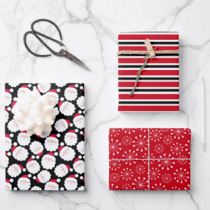 Santa Wrapping Paper Sheets