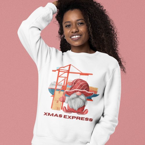 Santa Xmas Express Funny Couples Matching T_shirt Sweatshirt