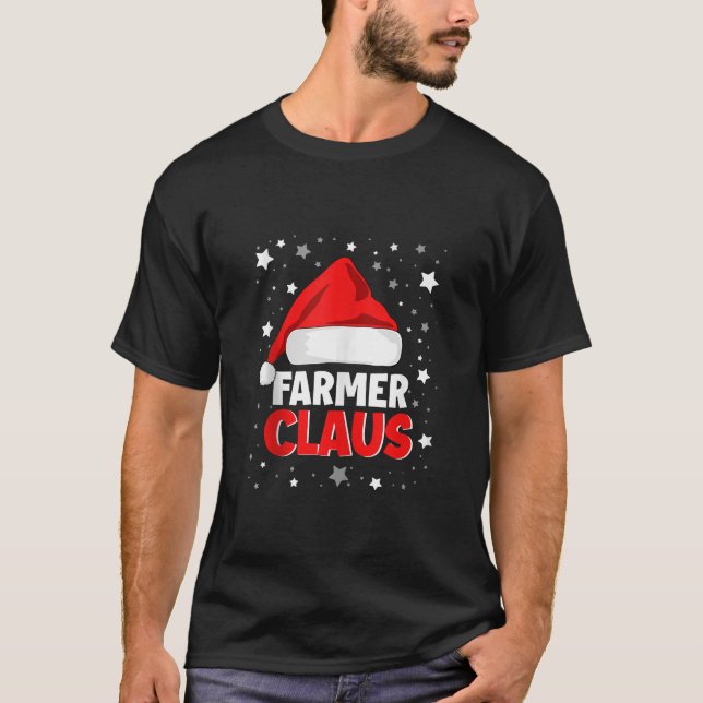 Santa Xmas Family Matching Group Fun Christmas Far T-Shirt (Front)