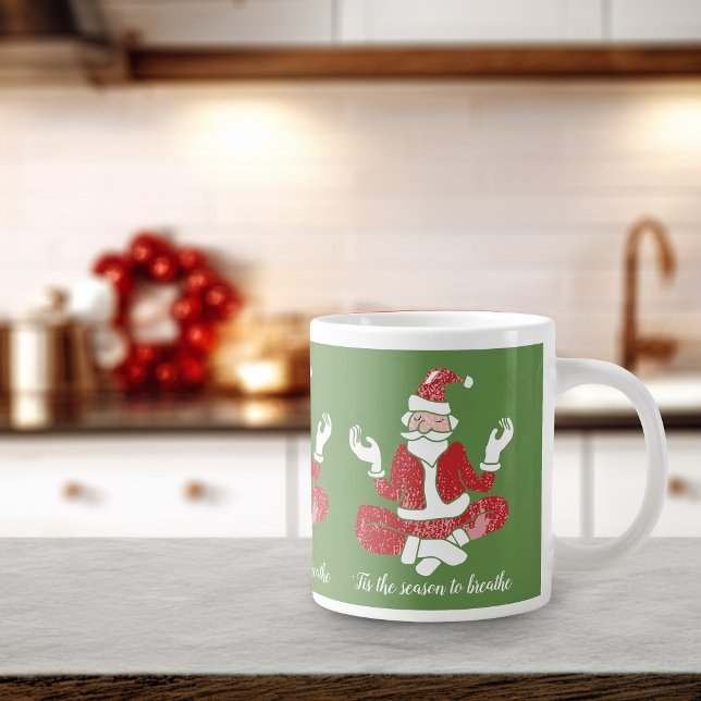 Santa Yoga | Jumbo Mug (Santa Yoga | Jumbo Mug)