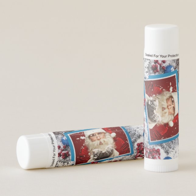 Santa / YOUR PHOTO custom lip balm (Front)