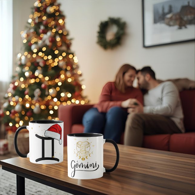 Santa Zodiac Gemini Mug (Creator Uploaded)