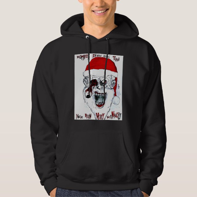 Santa Zombie Hoodie (Front)