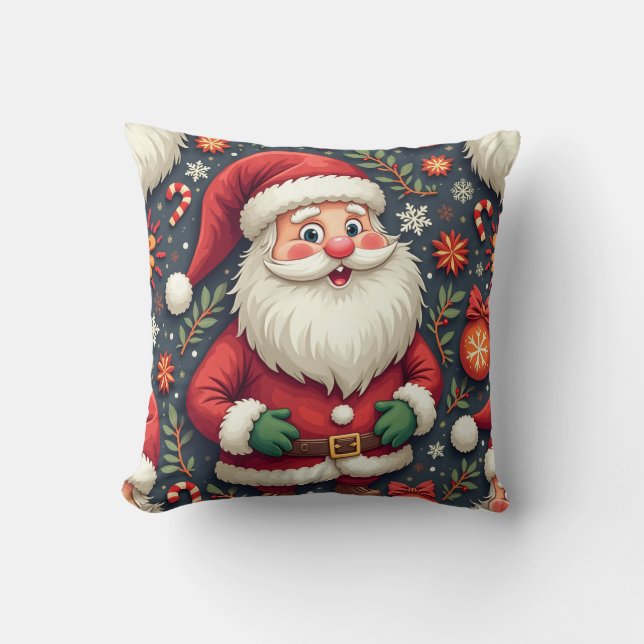 SantaClaus Cushion Pillow Christmas (Front)