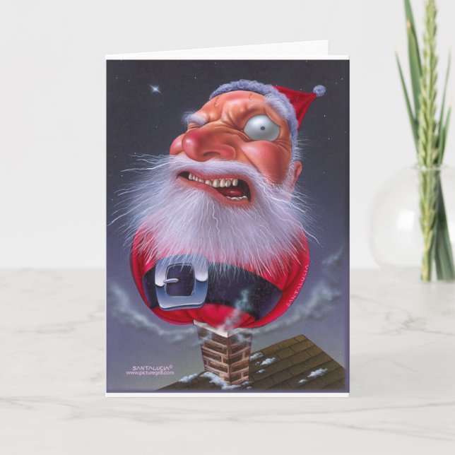 santaclause_chimney holiday card (Front)